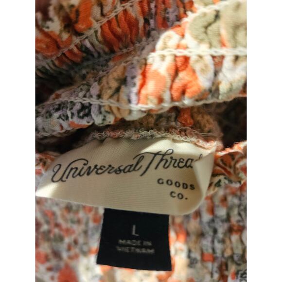 Universal Thread 100% Cotton Floral Maxi Skirt with Pockets – Size L - Picture 5 of 6